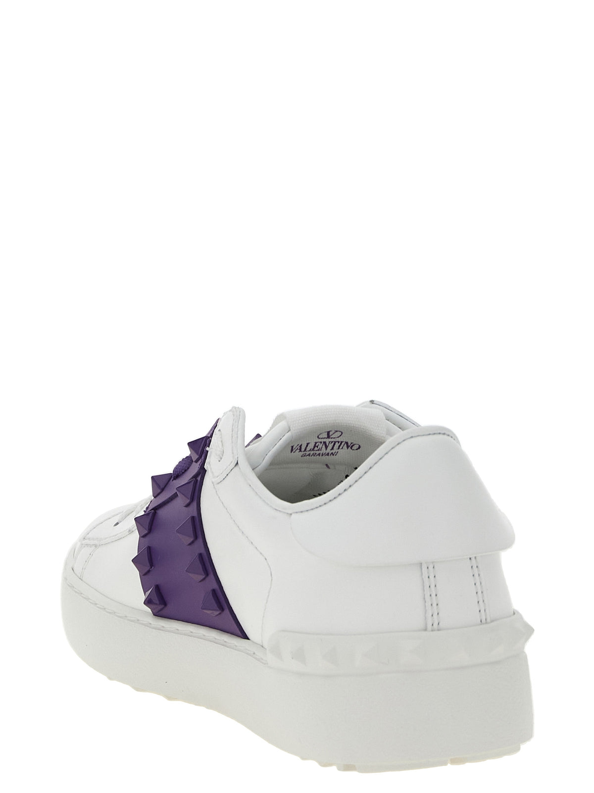 Purple Calfskin Low Top Sneakers
