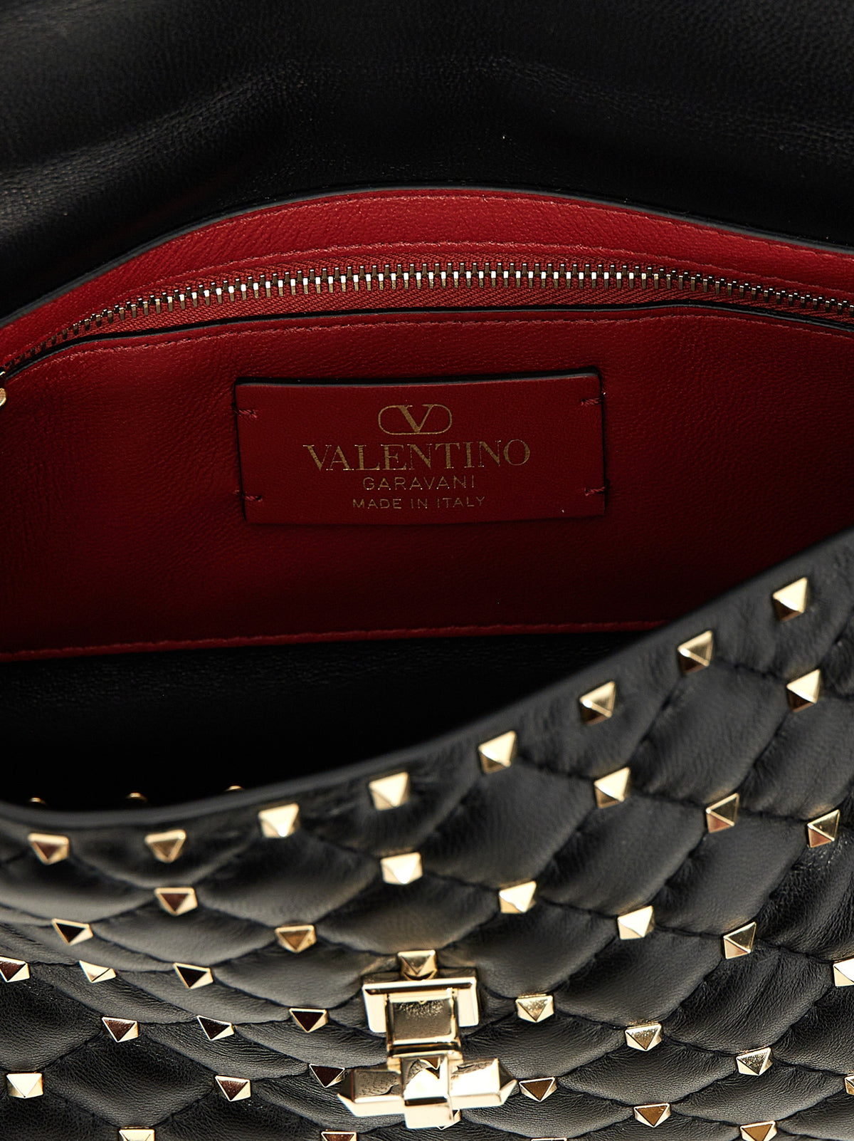 Black Lamb Leather Shoulder Bag