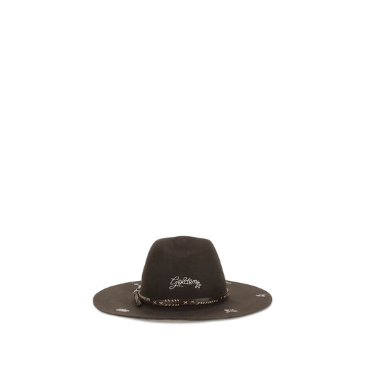 Ruskea villainen Oves Aries -fedora