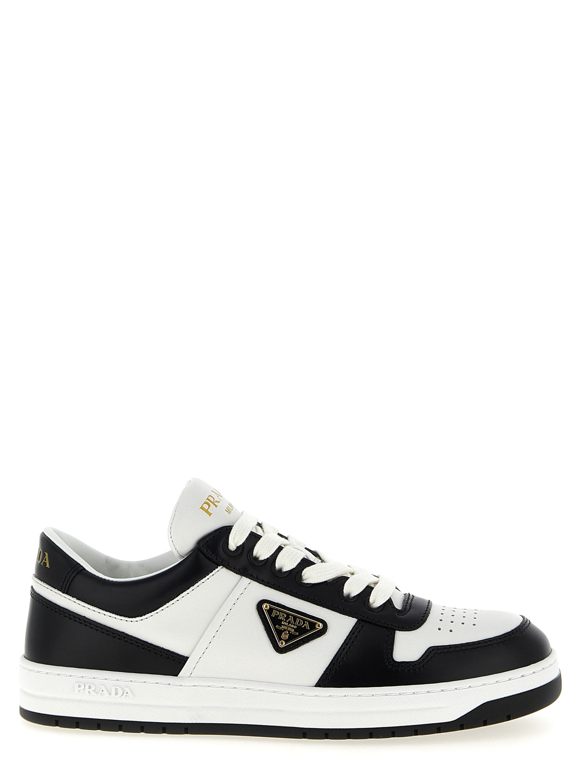 Bicolor Calfskin Low Top Sneakers