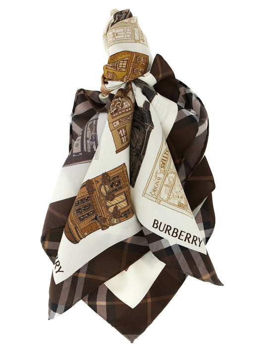 Multicolor Satin Scarf