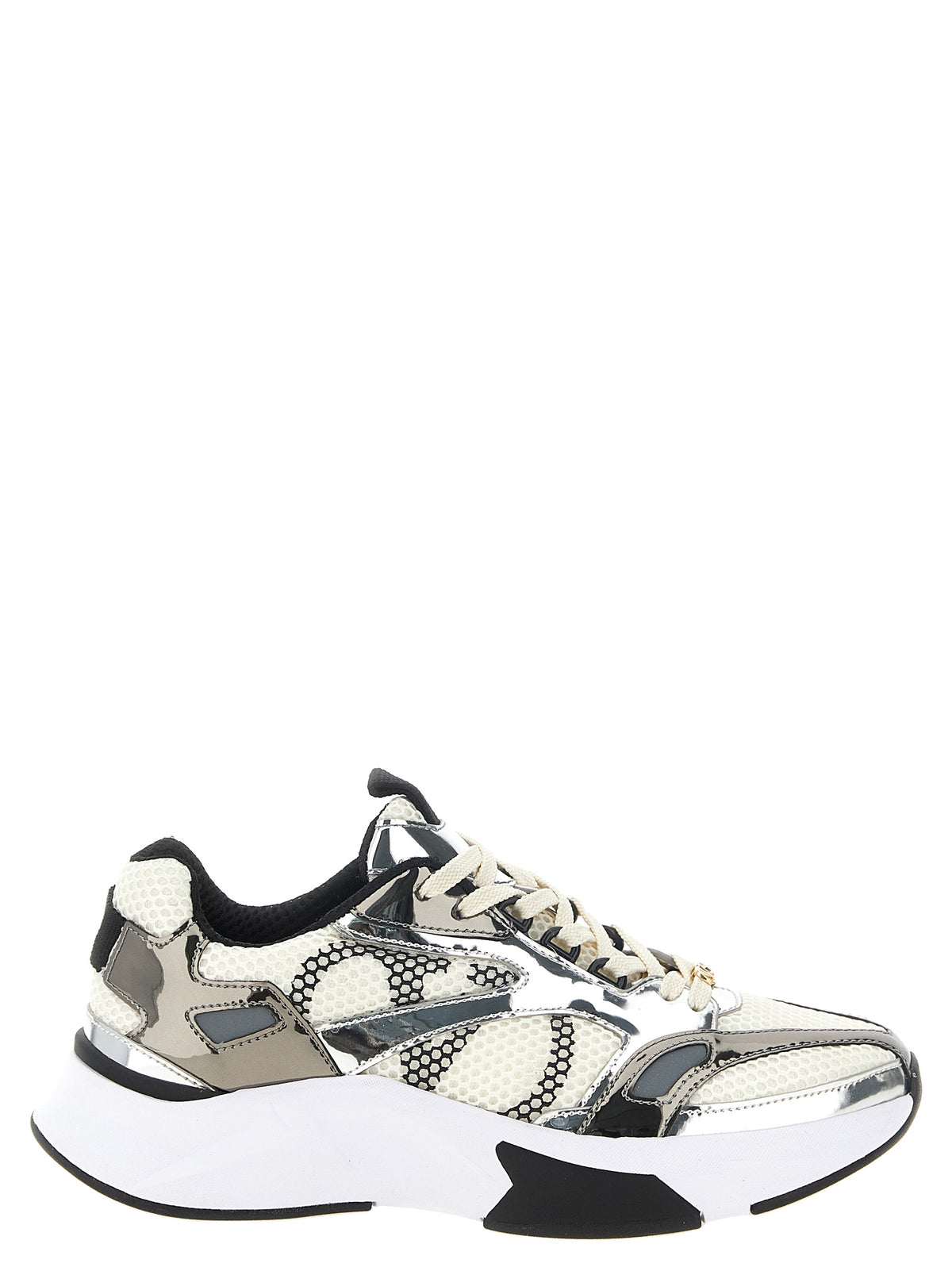 Multicolor Polyester Athletic Sneakers