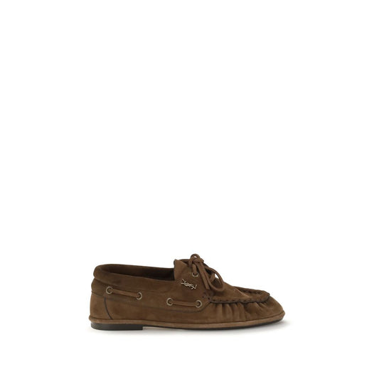 Ruskeat mokkanahkaiset loaferit