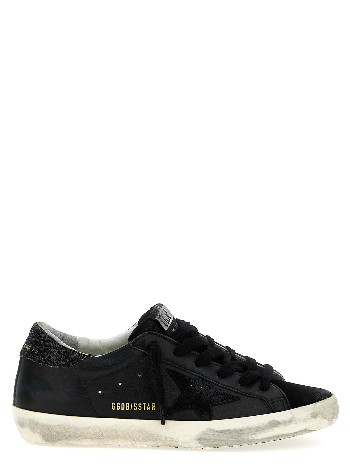 Black Leather Low Top Sneakers
