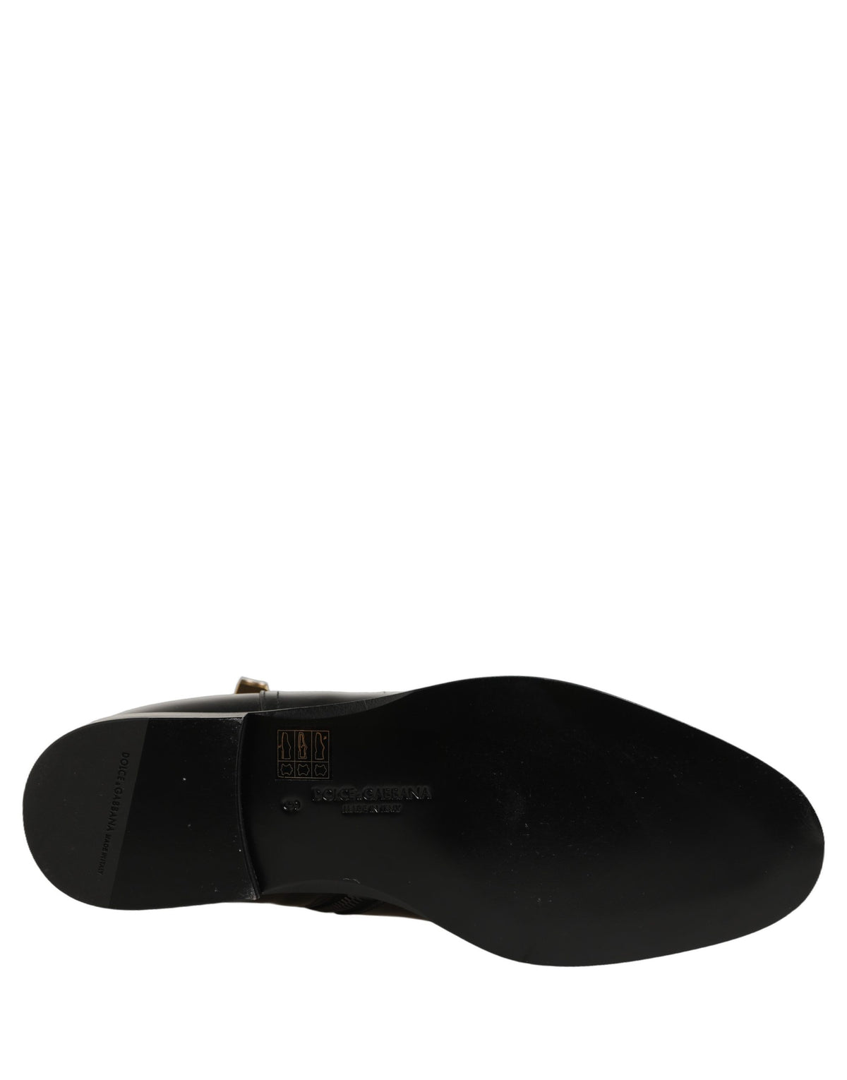Black Leather Buckle Mid Calf Boots Men Shoes