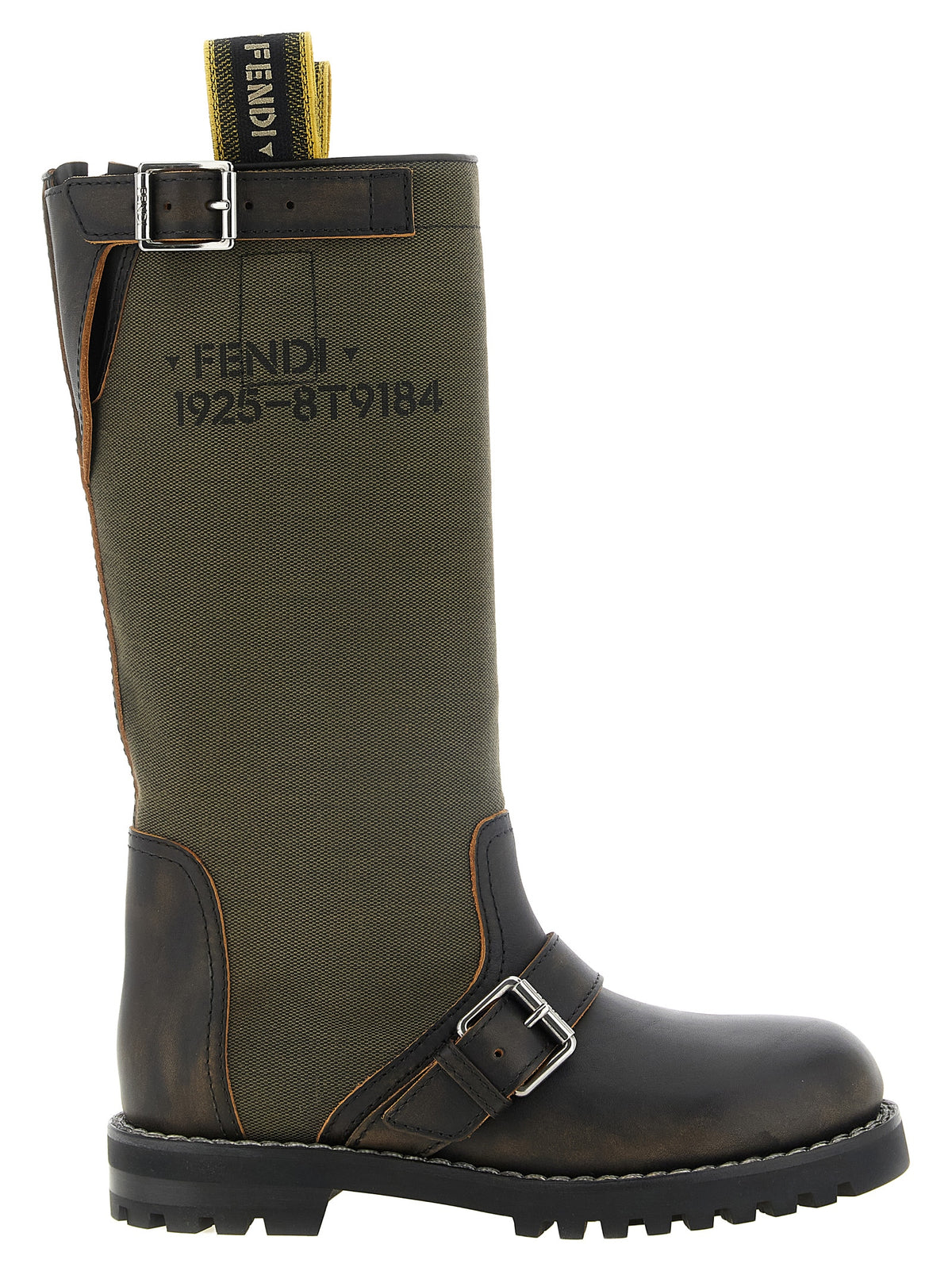 Bicolor Calfskin Over The Knee