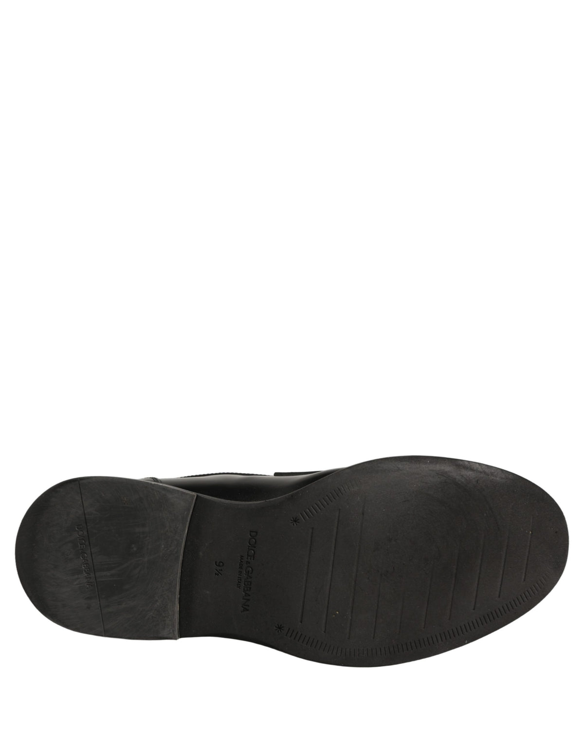 Black Brushed Calf Leather Loafers Shoes