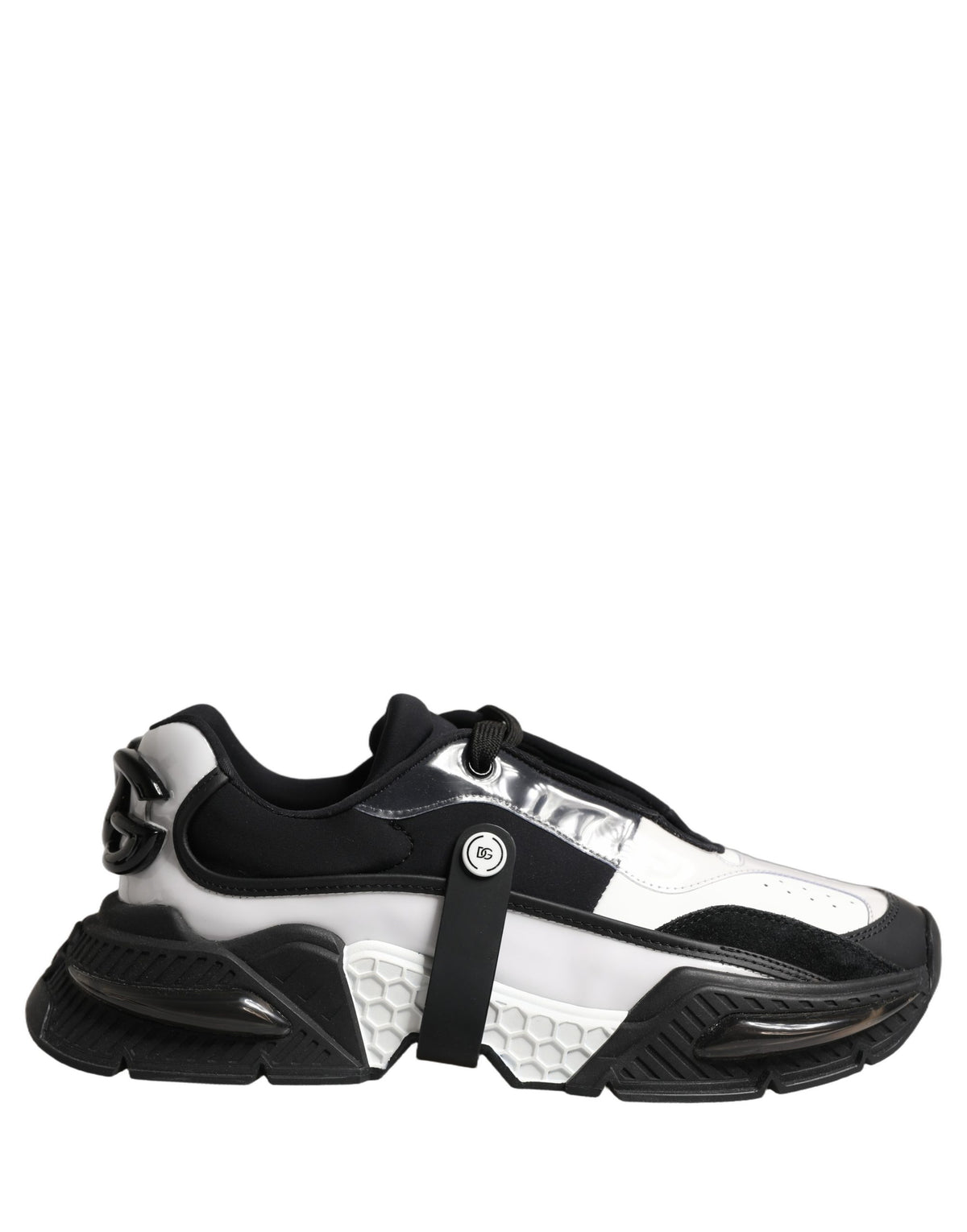 White Black Logo Airmaster Men Sneakers Shoes