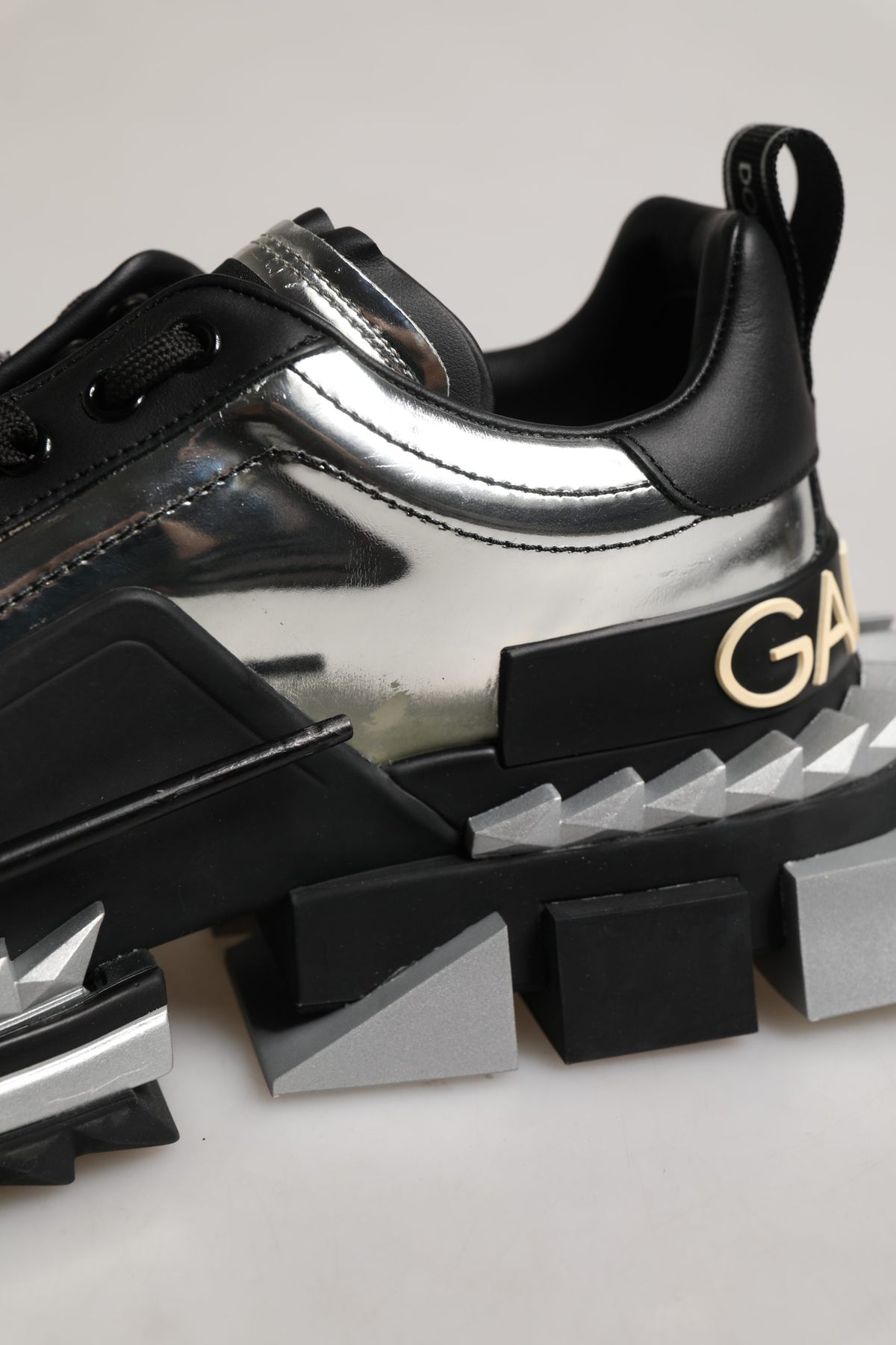 Black Two-Tone Super King Men Sneakers Shoes