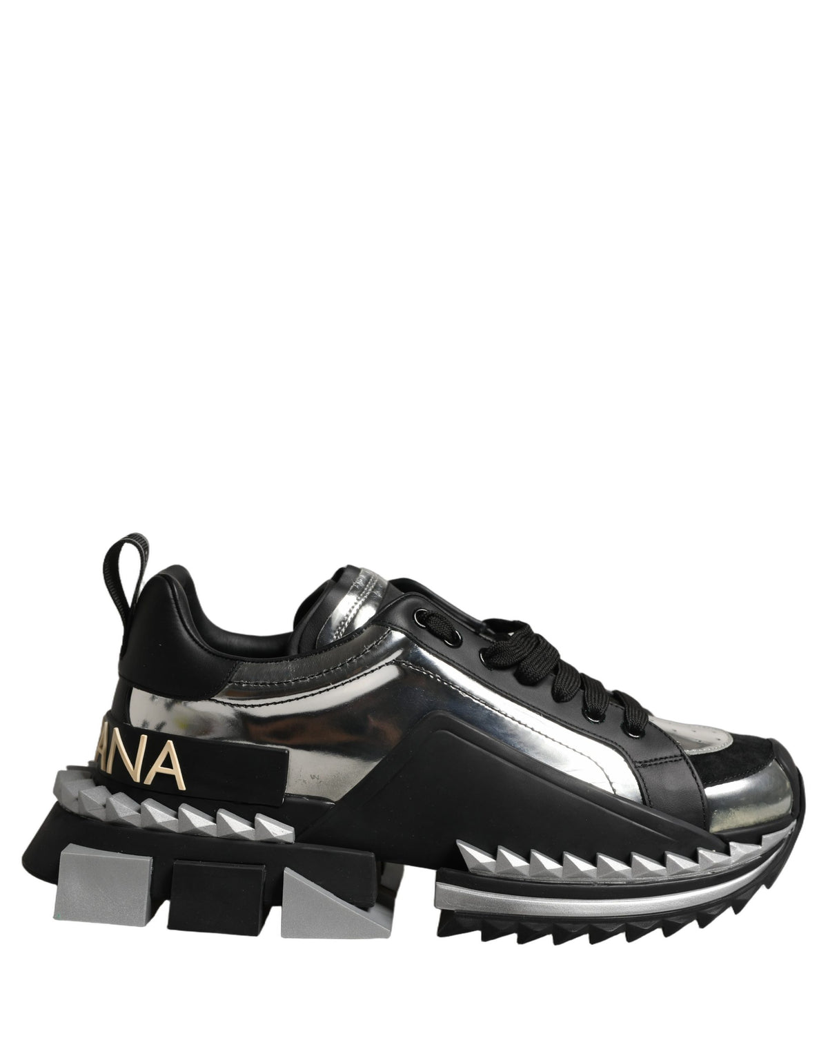 Black Two-Tone Super King Men Sneakers Shoes