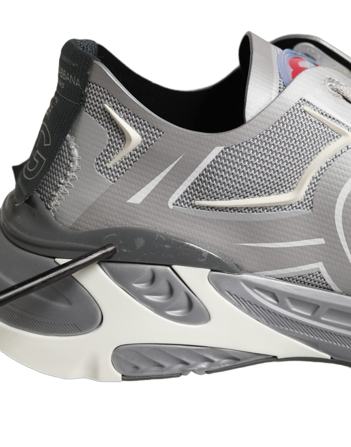 Gray Panelled Low Top Men Sneakers Shoes