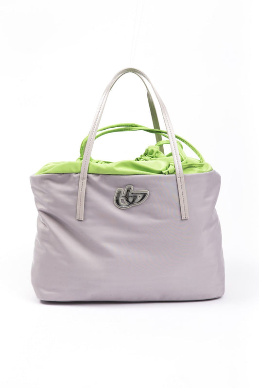 Gray Polyester Women Shoulder Bag