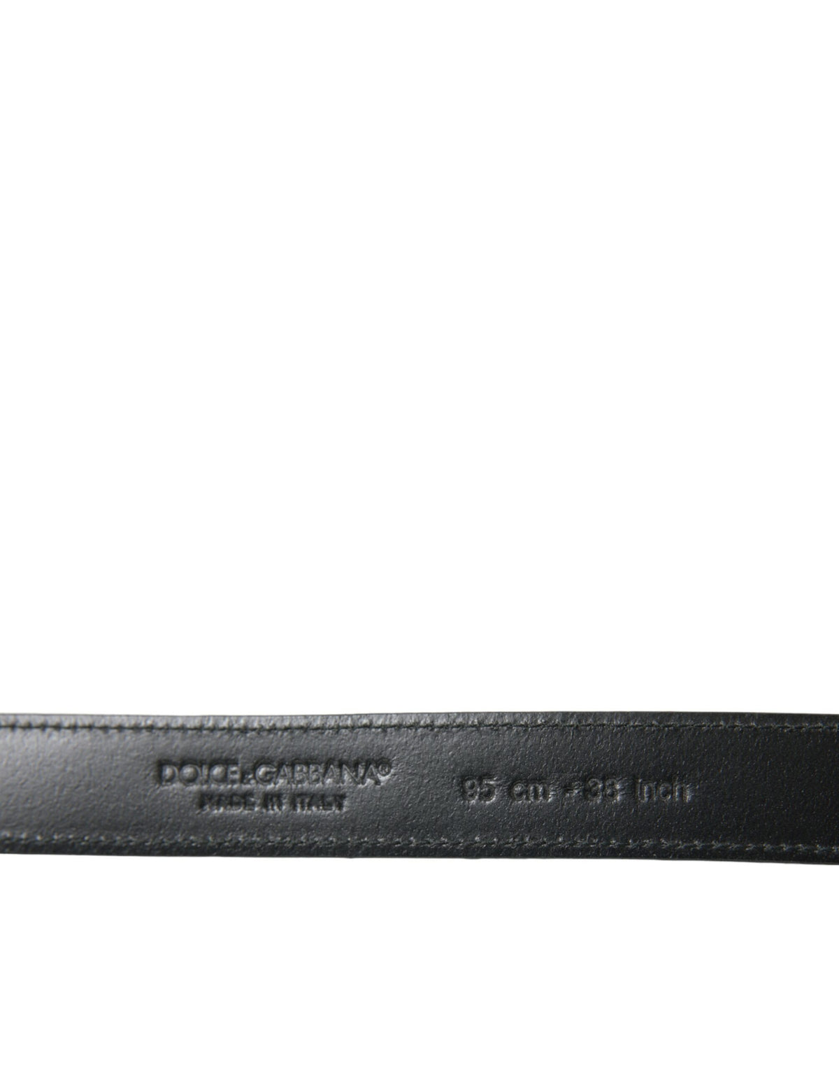 Black Leather Silver Metal Buckle Belt