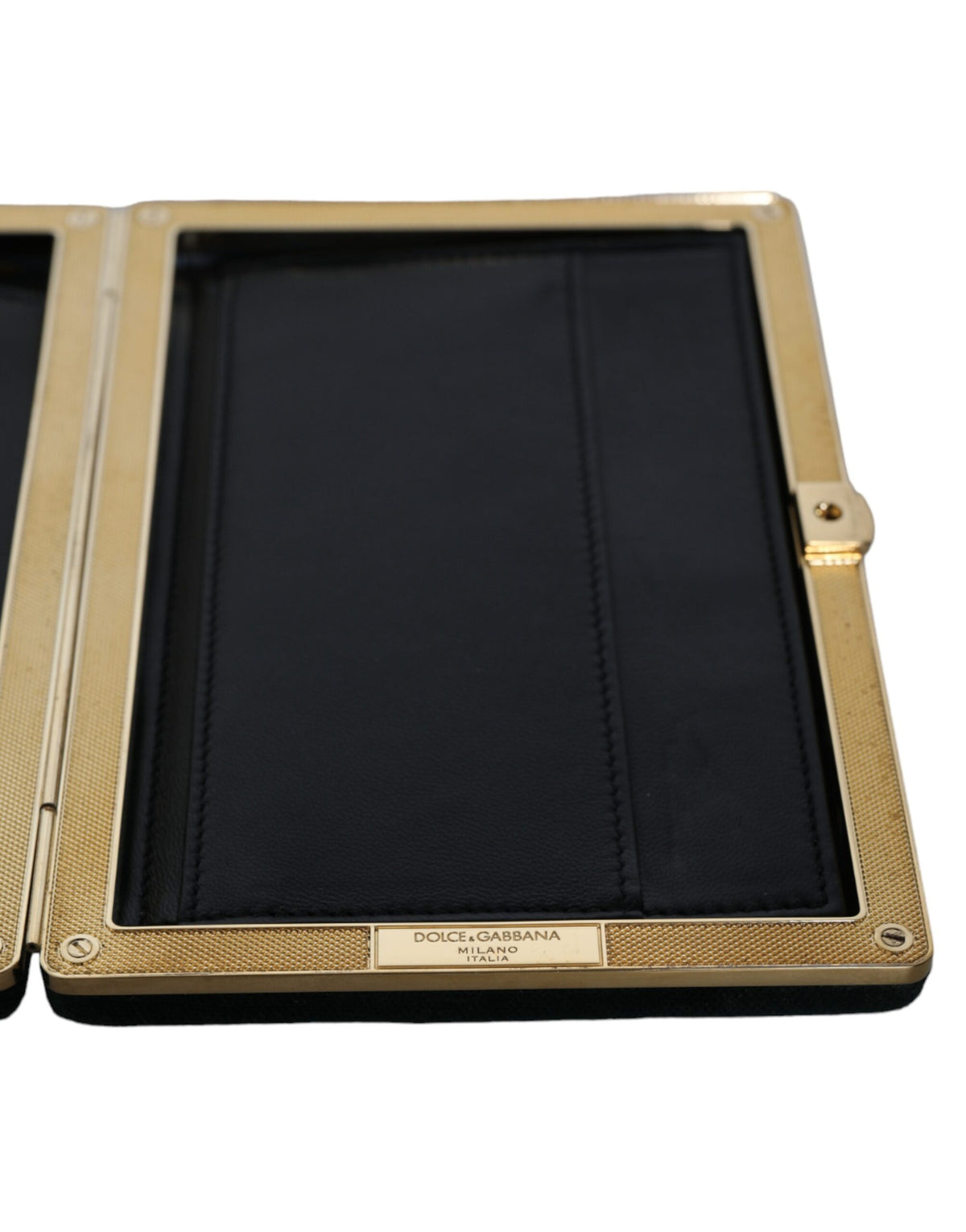 Black Velvet Gold Frame Clutch Evening Party Purse Bag