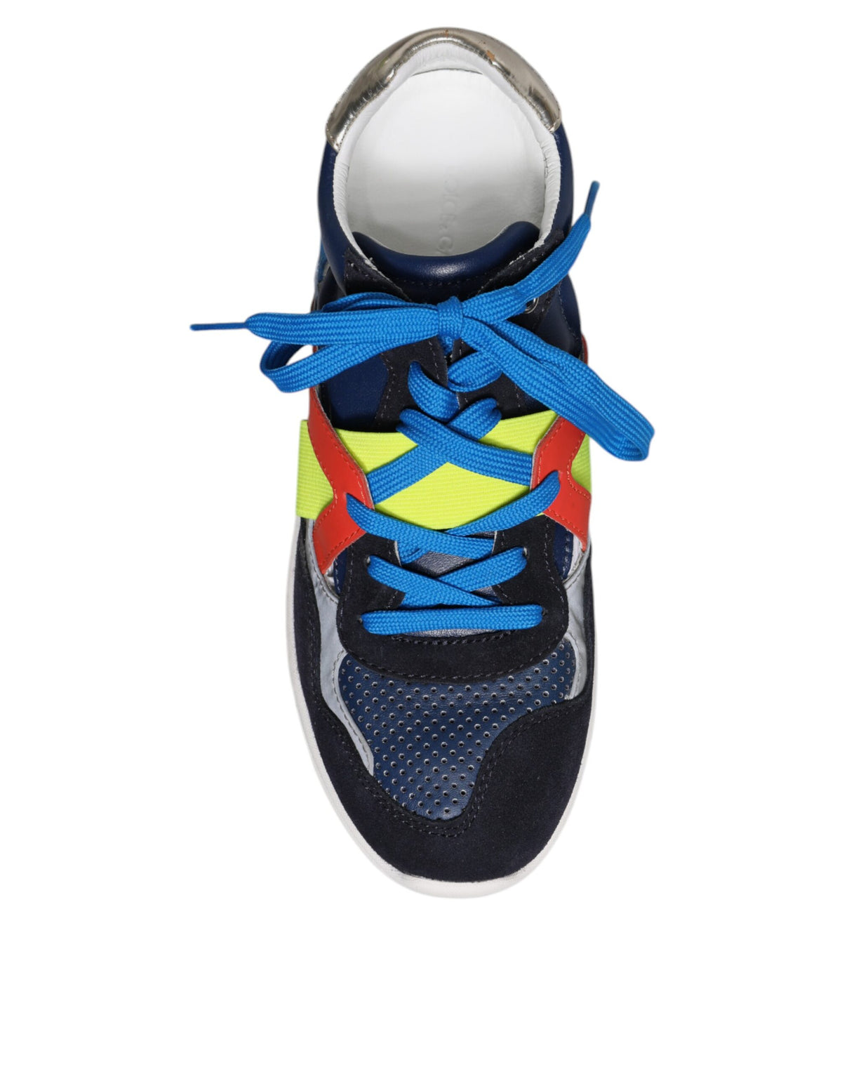 Multicolor Leather Suede Low Top Sneakers Shoes