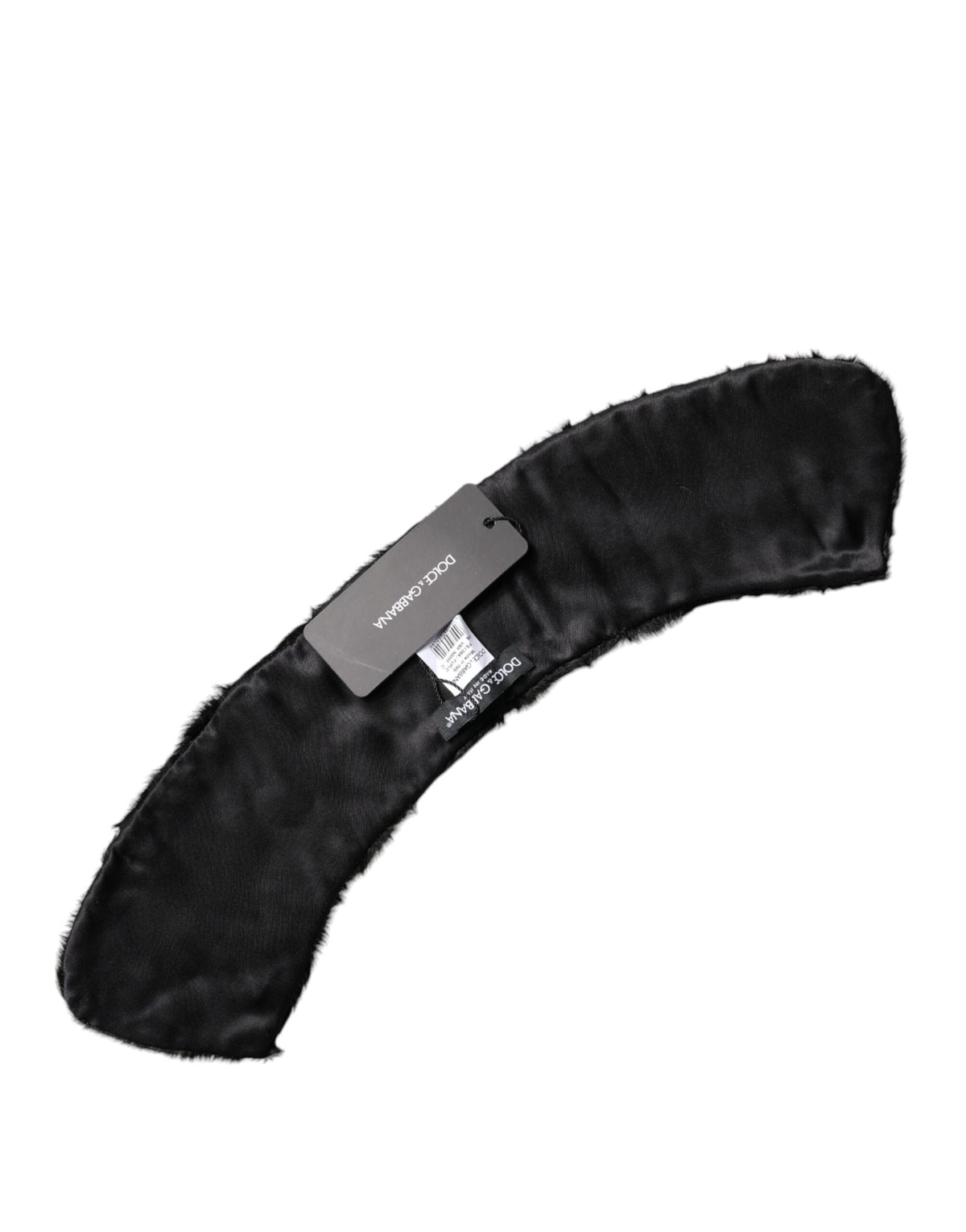 Black Lamb Fur Collar Women Neck Wrap Scarf