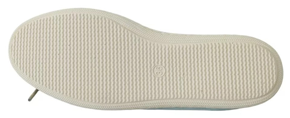 Minnesota Blue Stripe Flat Slip-On Shoes
