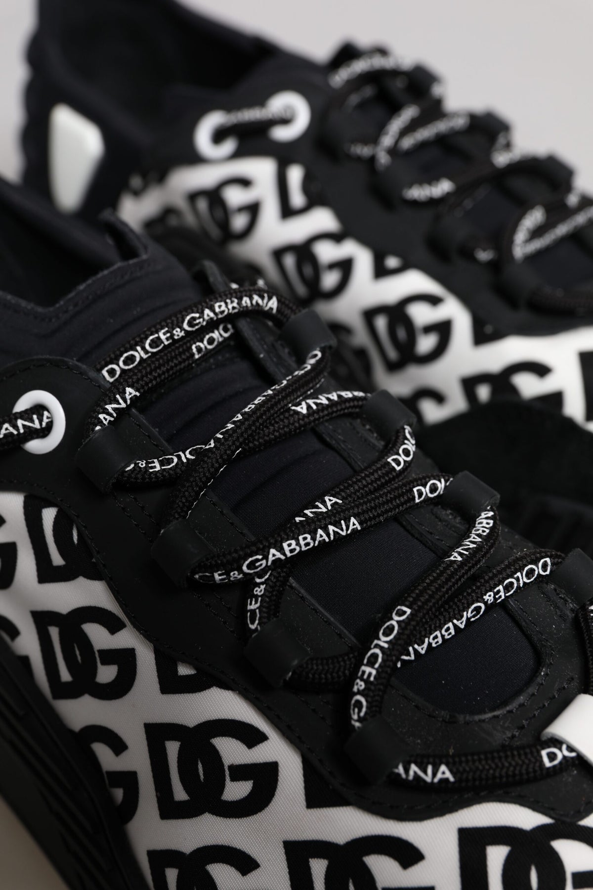 Black Logo Lace Up Low Top NS1 Sneakers Shoes