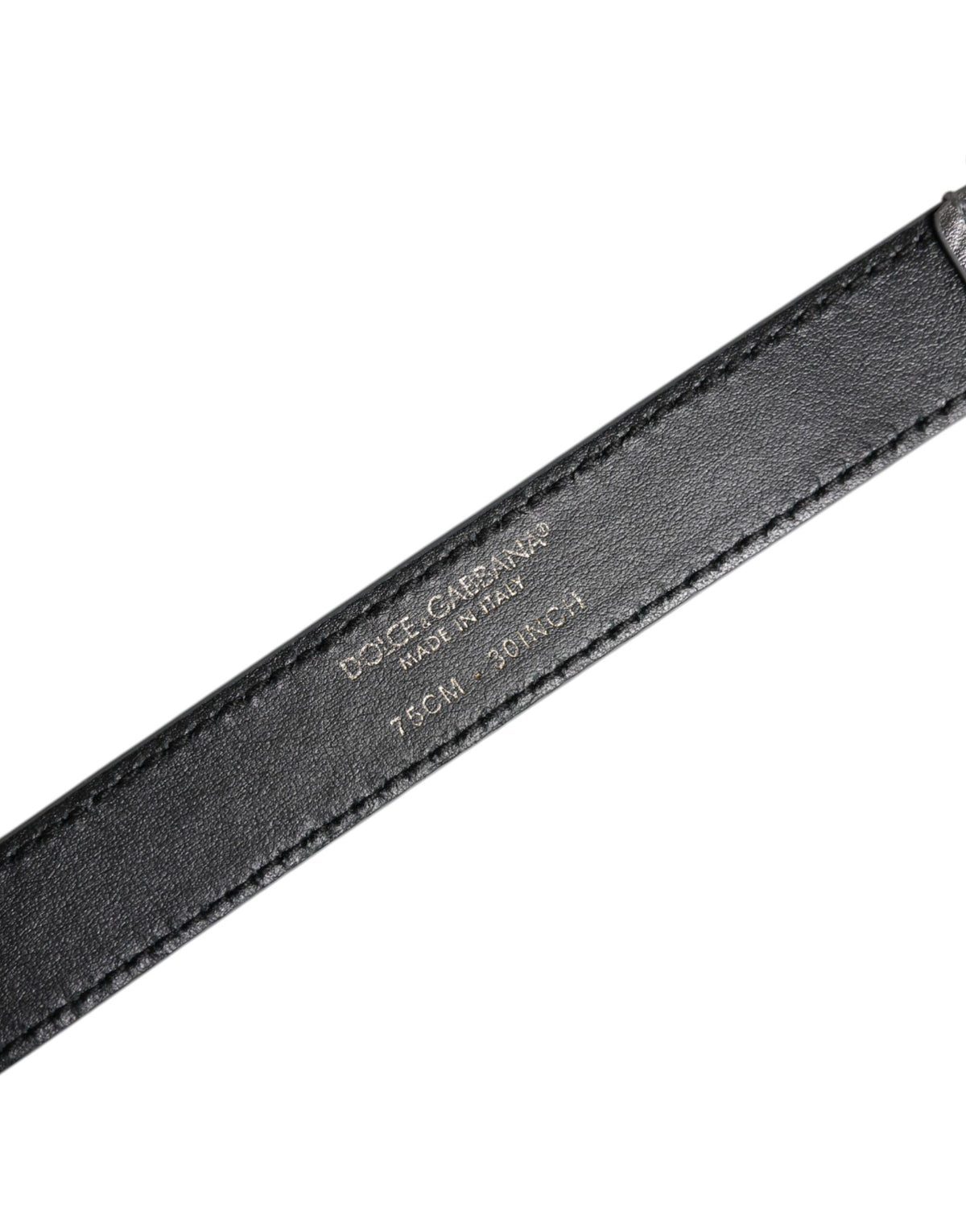 Silver Logo Engraved Metal Waist Buckle Belt