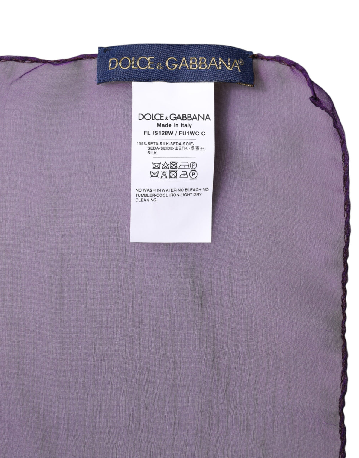 Purple Silk Rectangle Wrap Shawl Scarf
