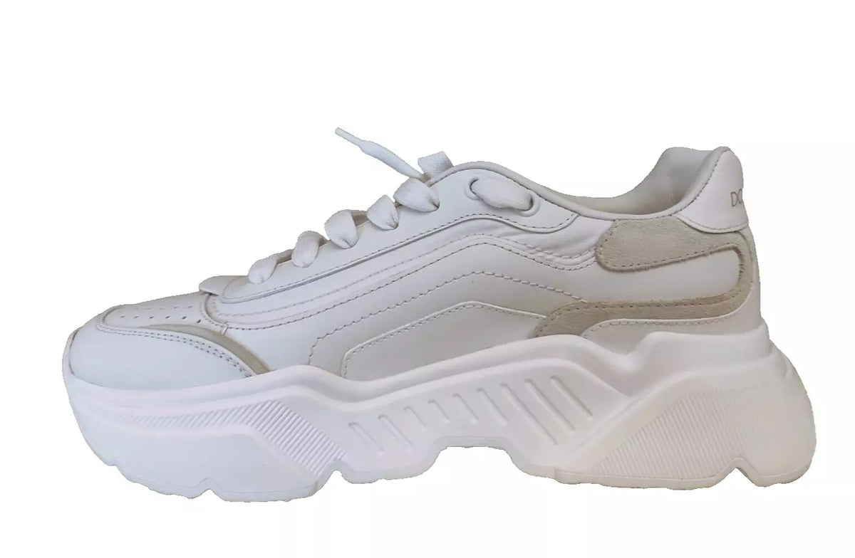White Daymaster Low Top Mens Sneakers Shoes