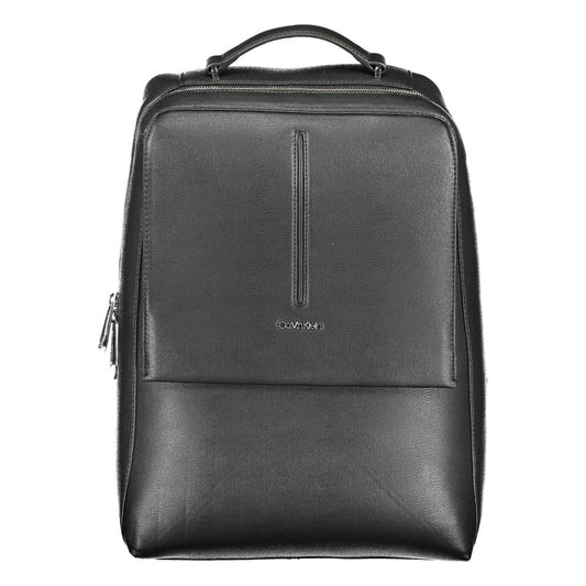 Nero Polyester Men Backpack