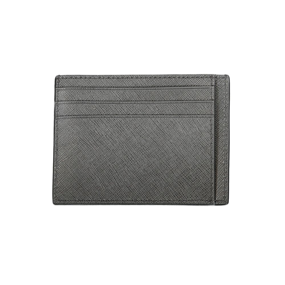 Black Leather Mens Wallet Holder