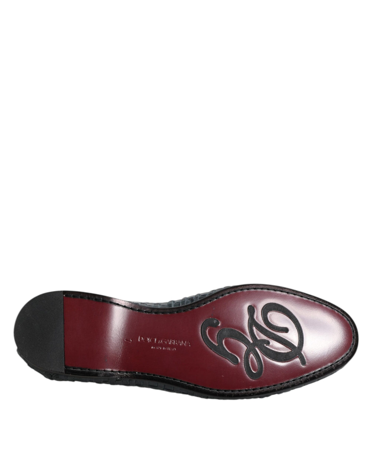 Blue Woven Leather Slip On Loafers Shoes