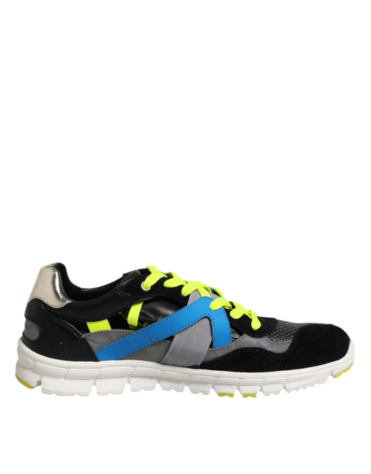 Multicolor Lace Up Low Top Men Sneakers Shoes