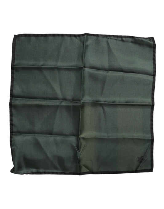 Vihreä DG Crown Silk Square miesten huivi