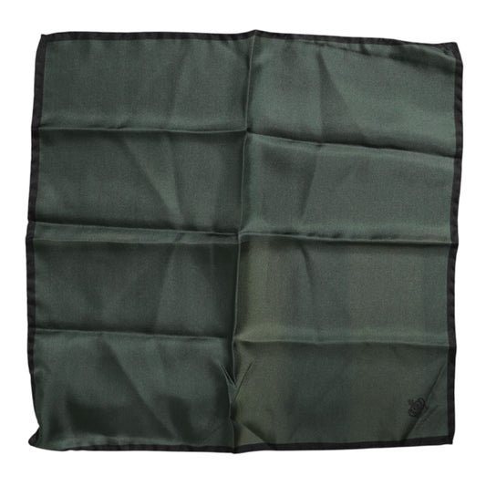 Vihreä DG Crown Silk Square miesten huivi