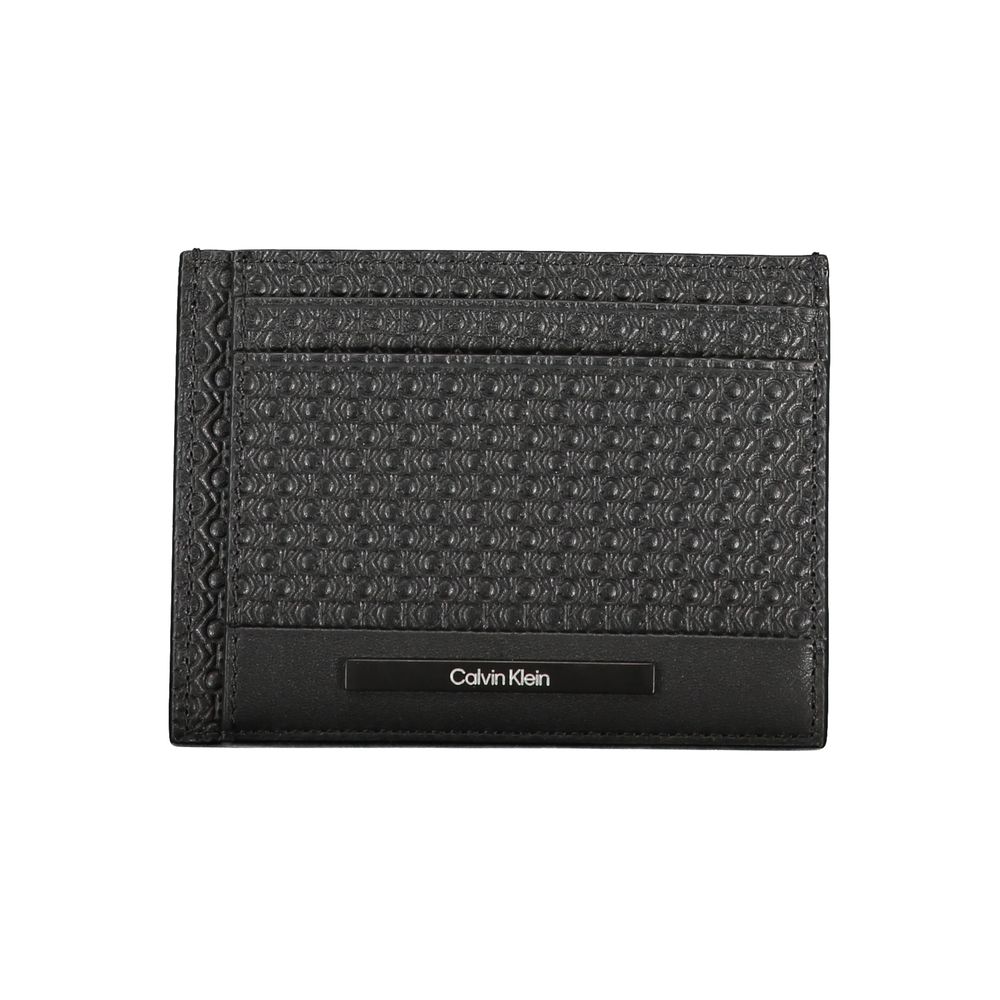 Black Polyester Men's Shoulder Bag