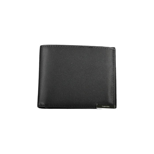 Nero Poliuretano Uomo Wallet
