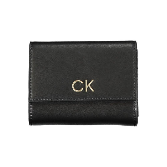 Nero Polyurethane Women Wallet