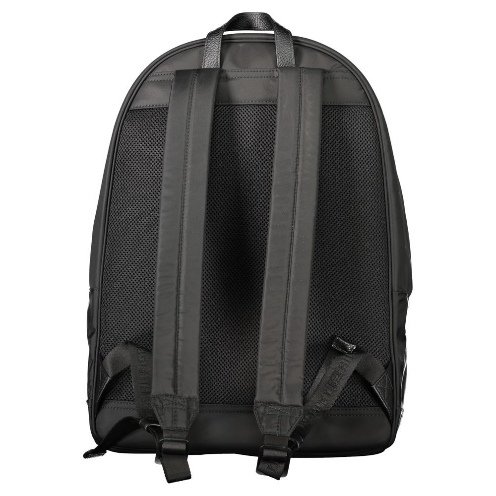 Nero Polyester Men Backpack