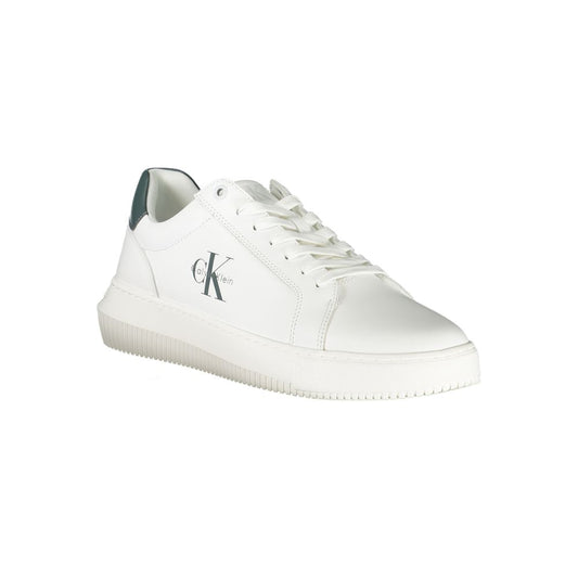 Bianco Polyurethane Men Sneaker