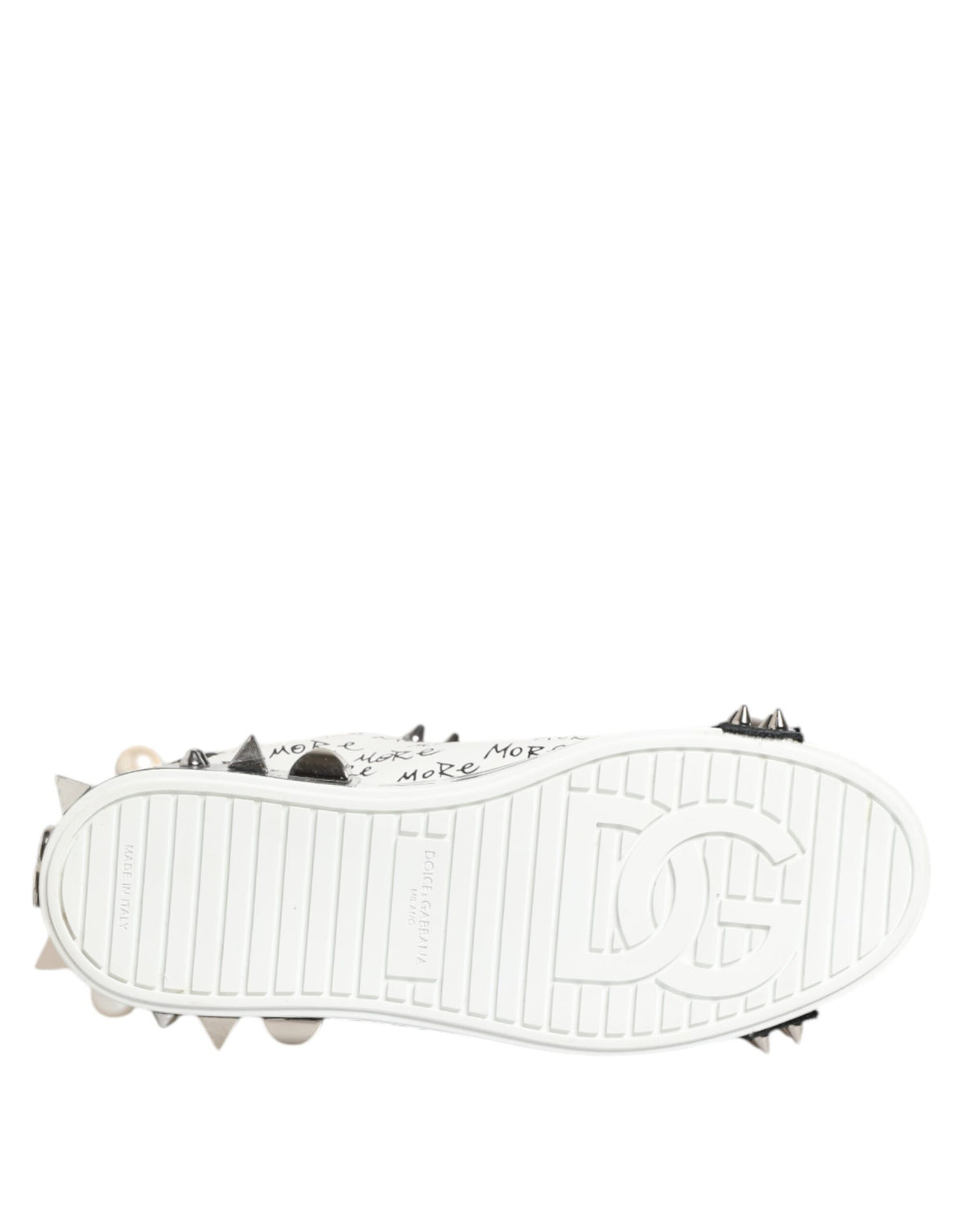 Black White Studded Low Top Sneakers Shoes