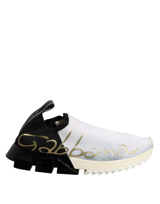 White Black Low Top Sorrento Sneakers Shoes