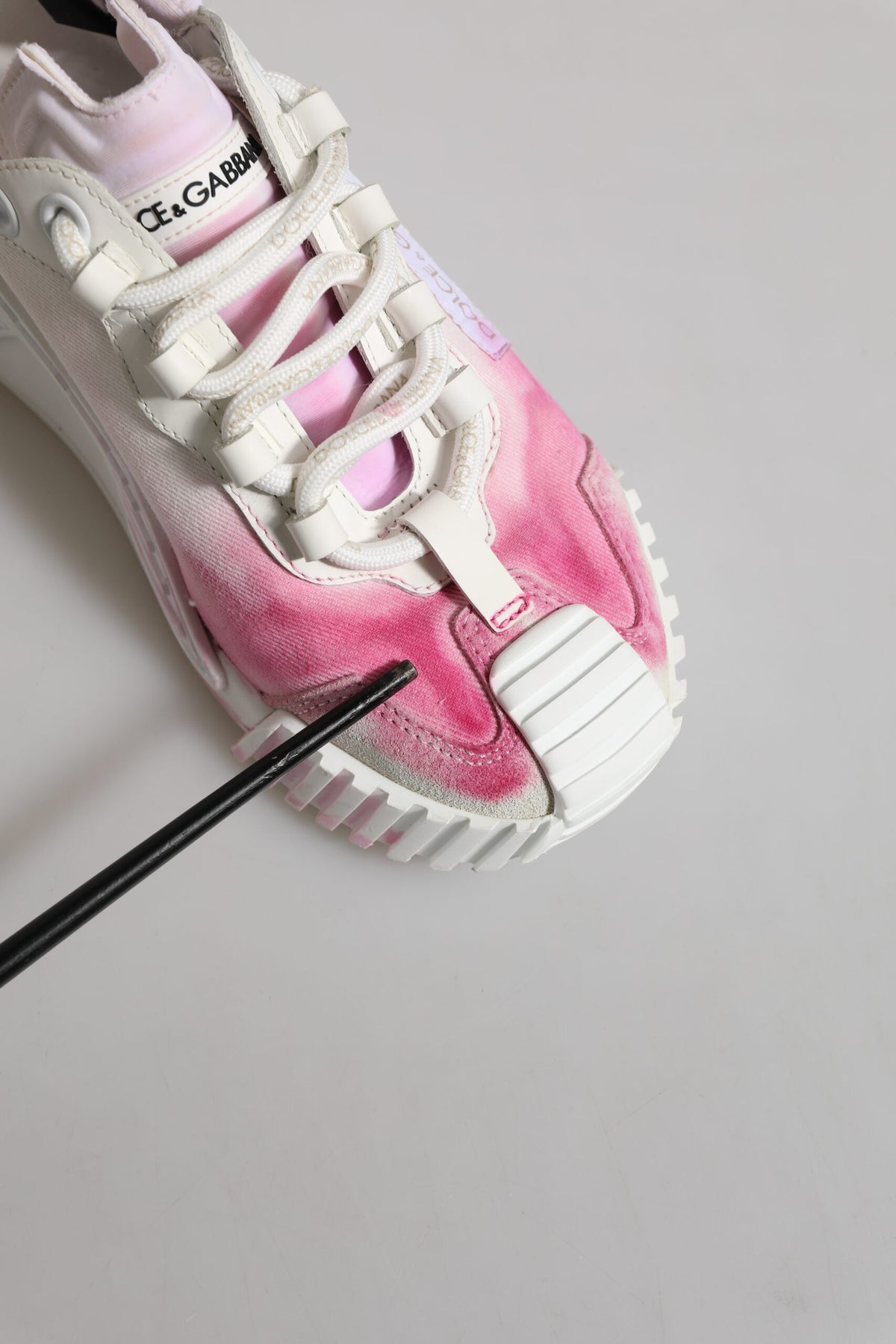 White NS1 Lace Up Low Top Sneakers Shoes