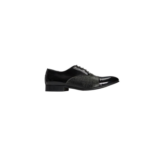 Black Leather Men Shoe