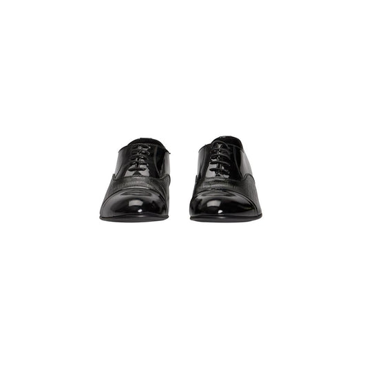 Black Leather Men Shoe