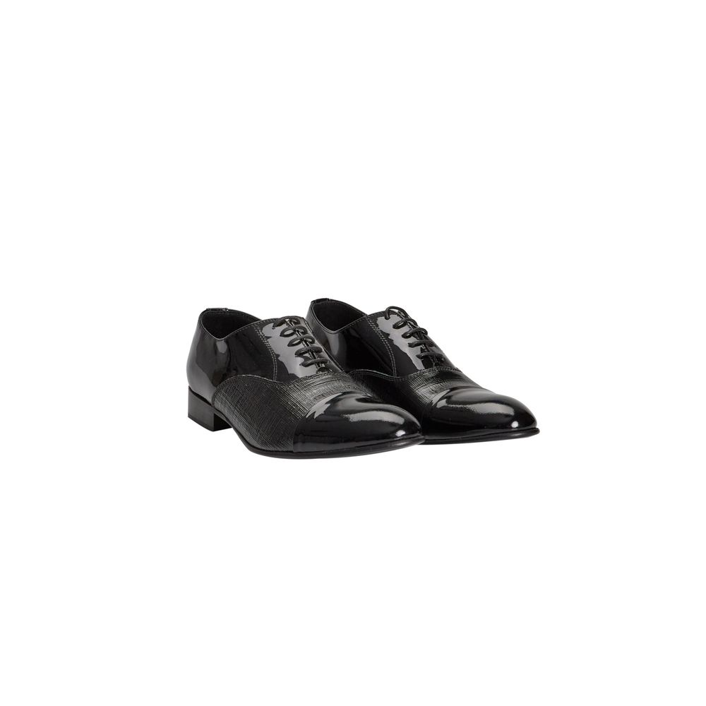 Black Leather Men Shoe