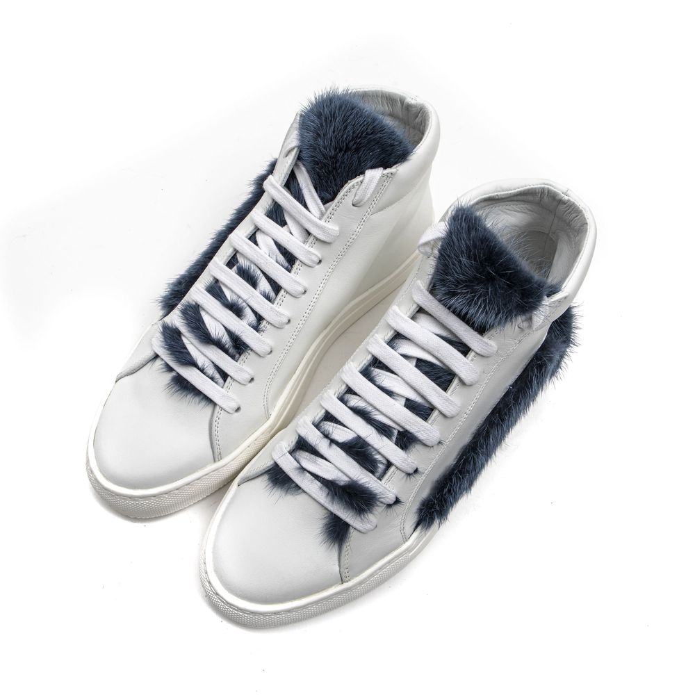 White Leather Women's Sneaker