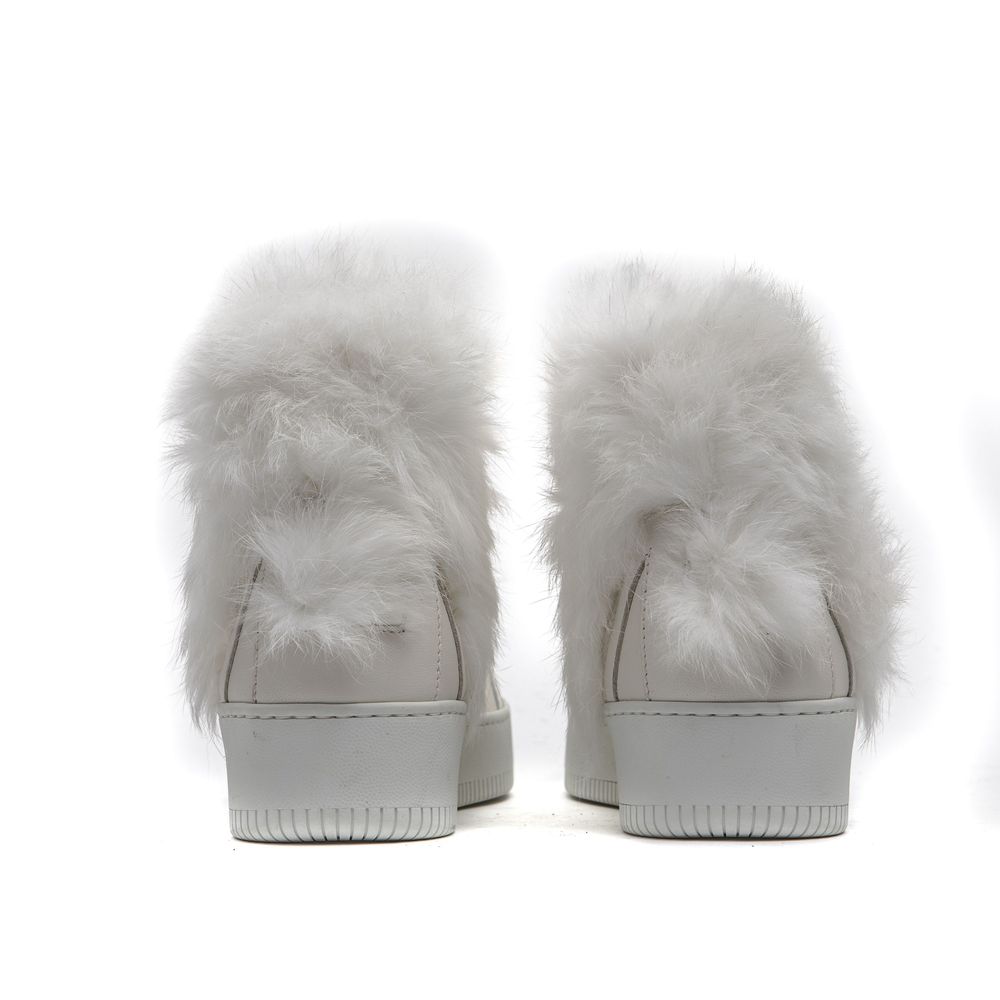 White Leather Women's Sneaker