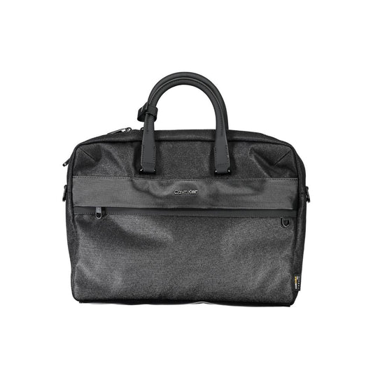 Nero Polyester Men's Briefcase