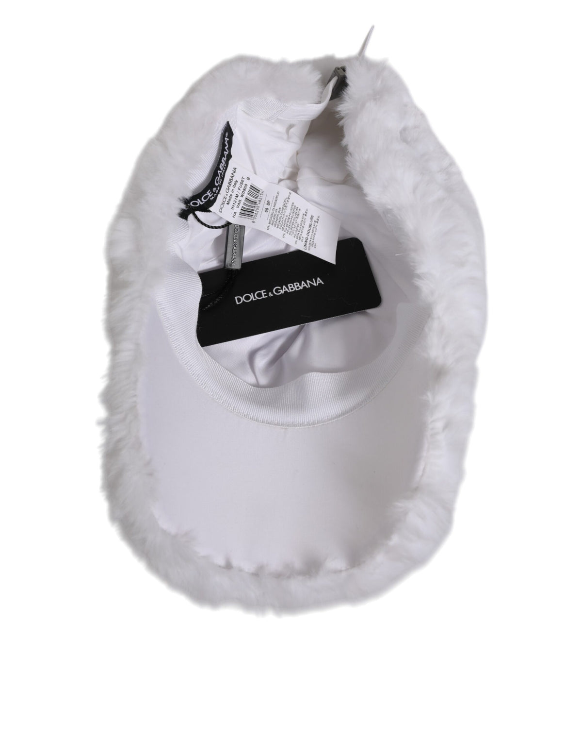 White Modacrylic Rapper Men Baseball Capello Hat