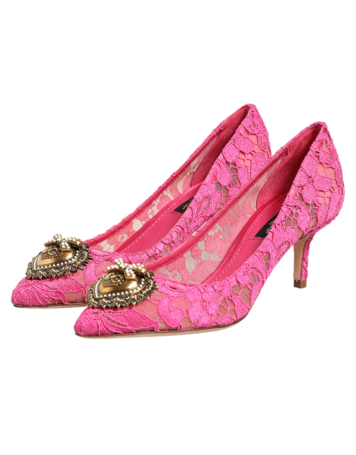 Pink Taormina Lace DEVOTION Pumps -kengät