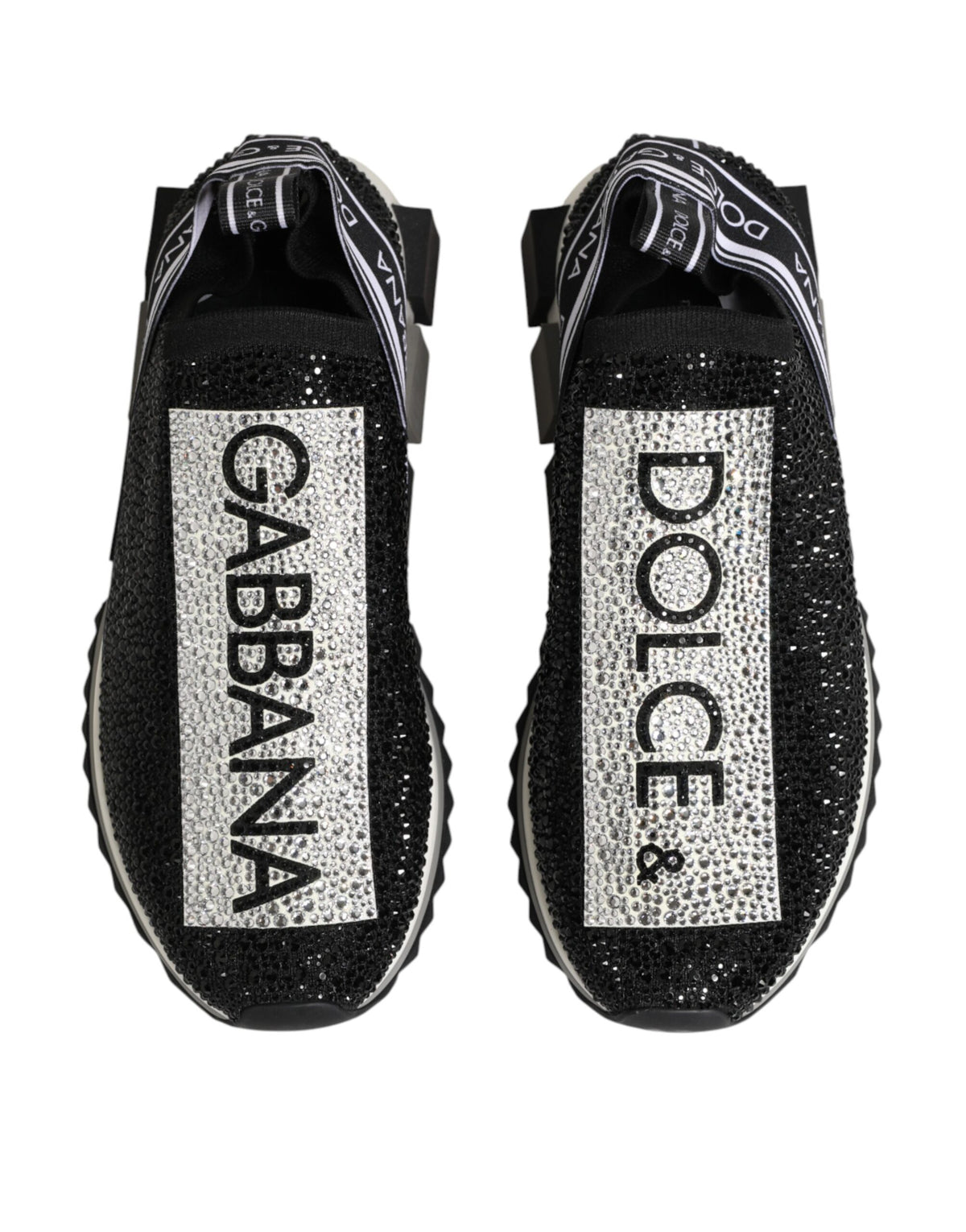 Black Silver Slip On Sorrento Sneakers Shoes