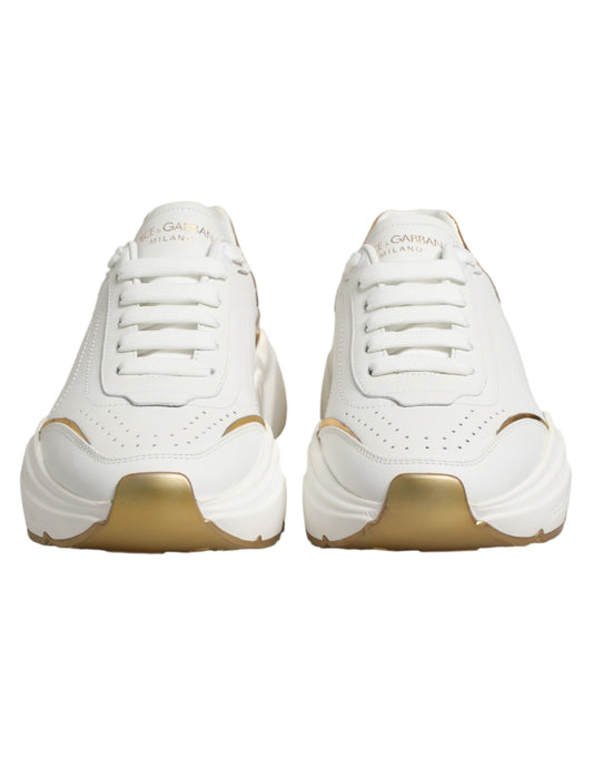 White Gold Daymaster Low Top Sneakers Shoes