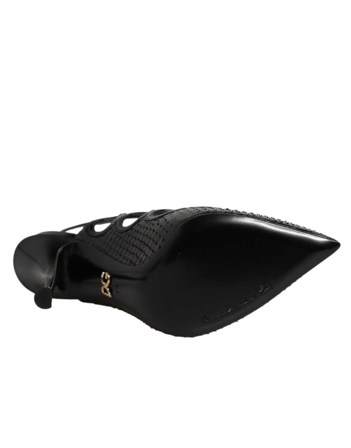Leather High Heels Slingback Shoes